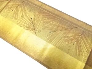 本金箔　若松に梅模様織り出し　袋帯